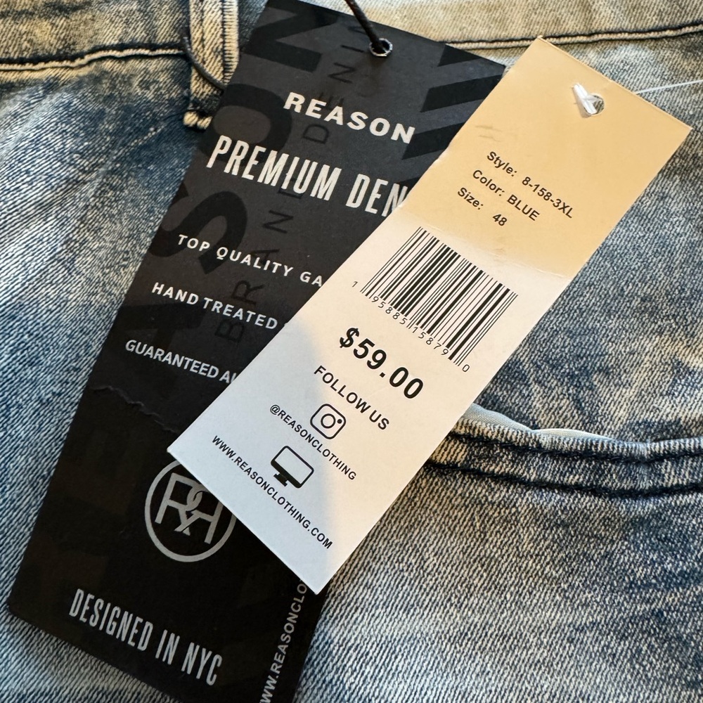 Reason Men's Blue Jeans
